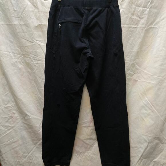 Lululemon black straight leg jogger mens medium zip pocket inner drawstring - Picture 5 of 12